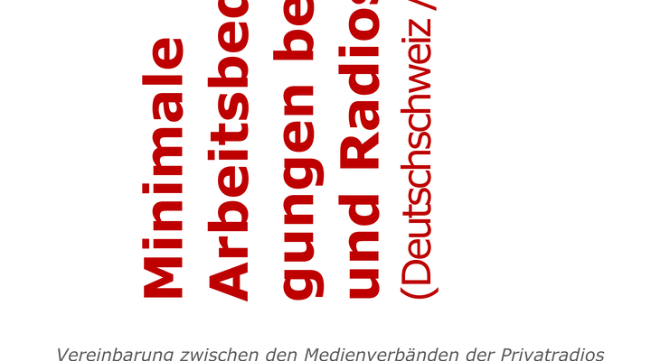 Convention collective Radio / TV Suisse alémanique sur les conditions minimales de travail